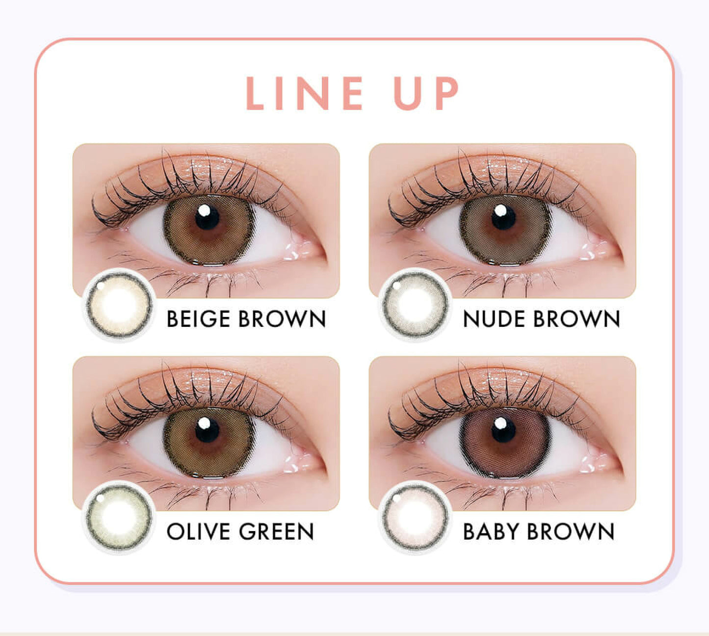 i-dol canna roze 1 day 日拋 10p nude brown