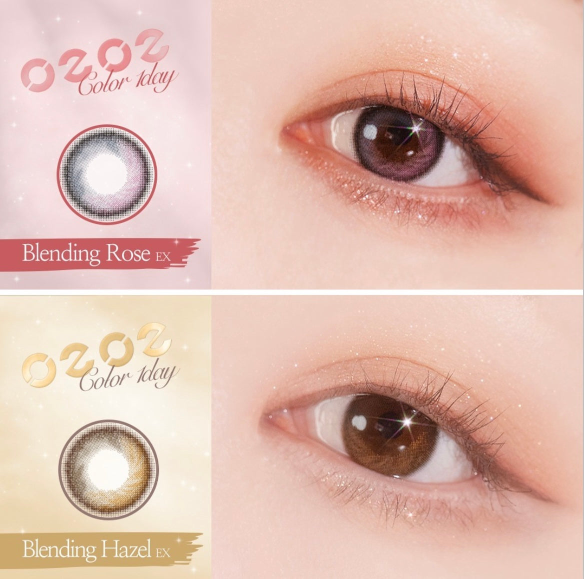 Clalen o2o2 1 day 日拋 30p Blending Hazel