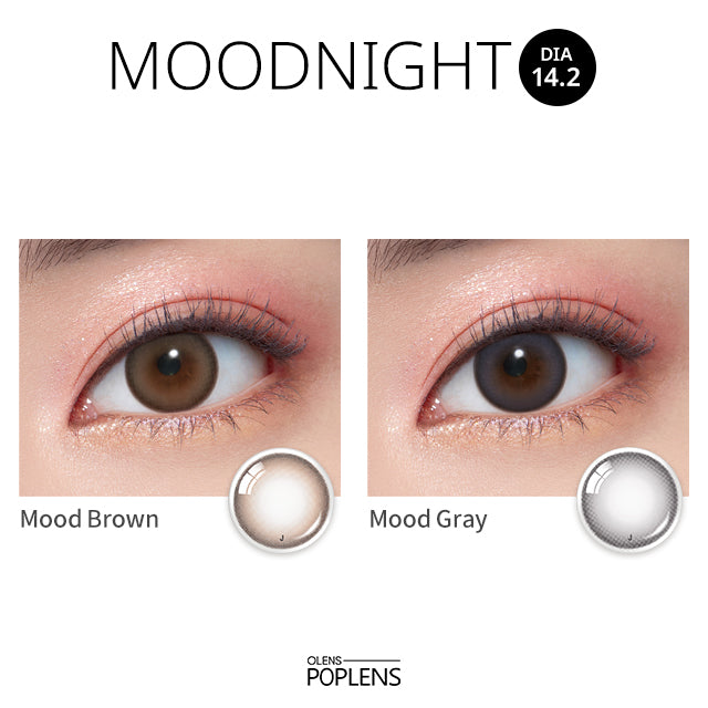 Olens moodnight Toric 散光 1 month 月拋 1p gray