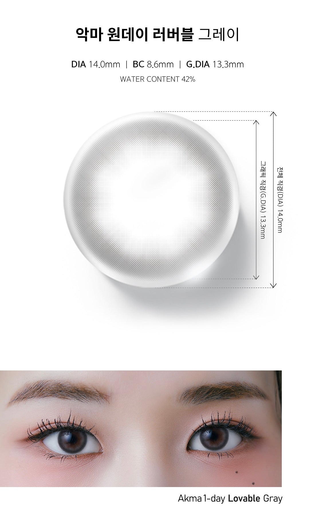 Lensme akma lovable 1 day 日拋 30p gary