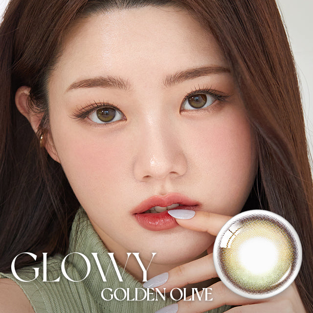 Olens Eyelighter Glowy 1 day 日拋 10p Golden Olive