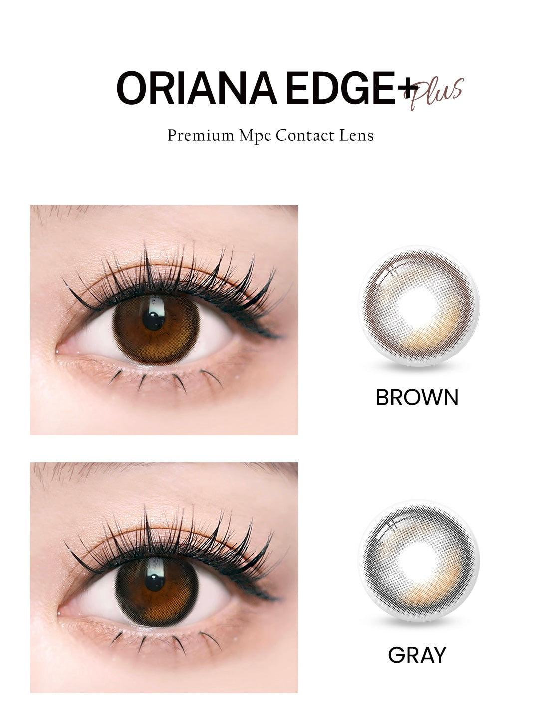 isha oriana EDGE plus 1 day 日拋 10p shade gray