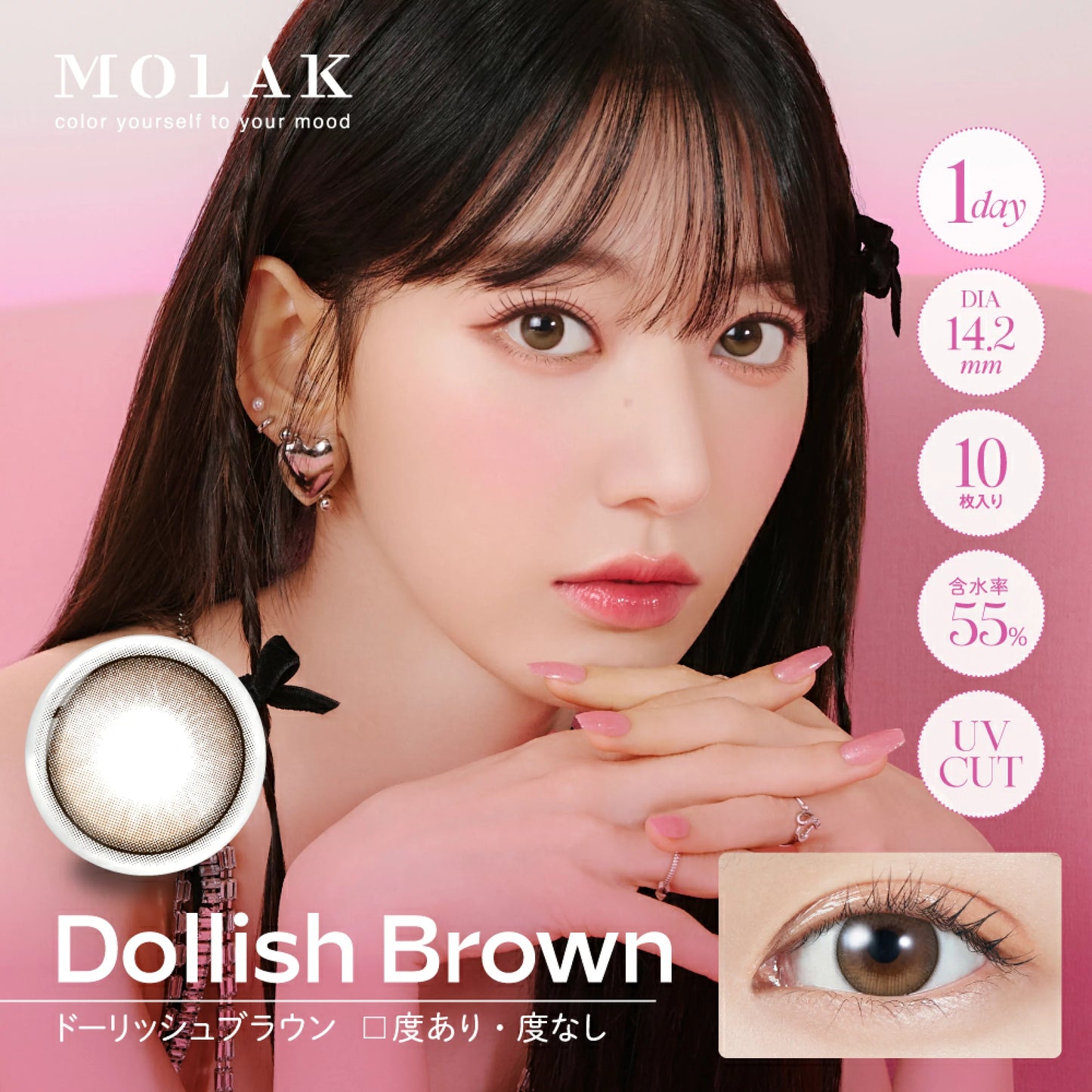 Molak 1 day 日拋 10p Dollish Brown