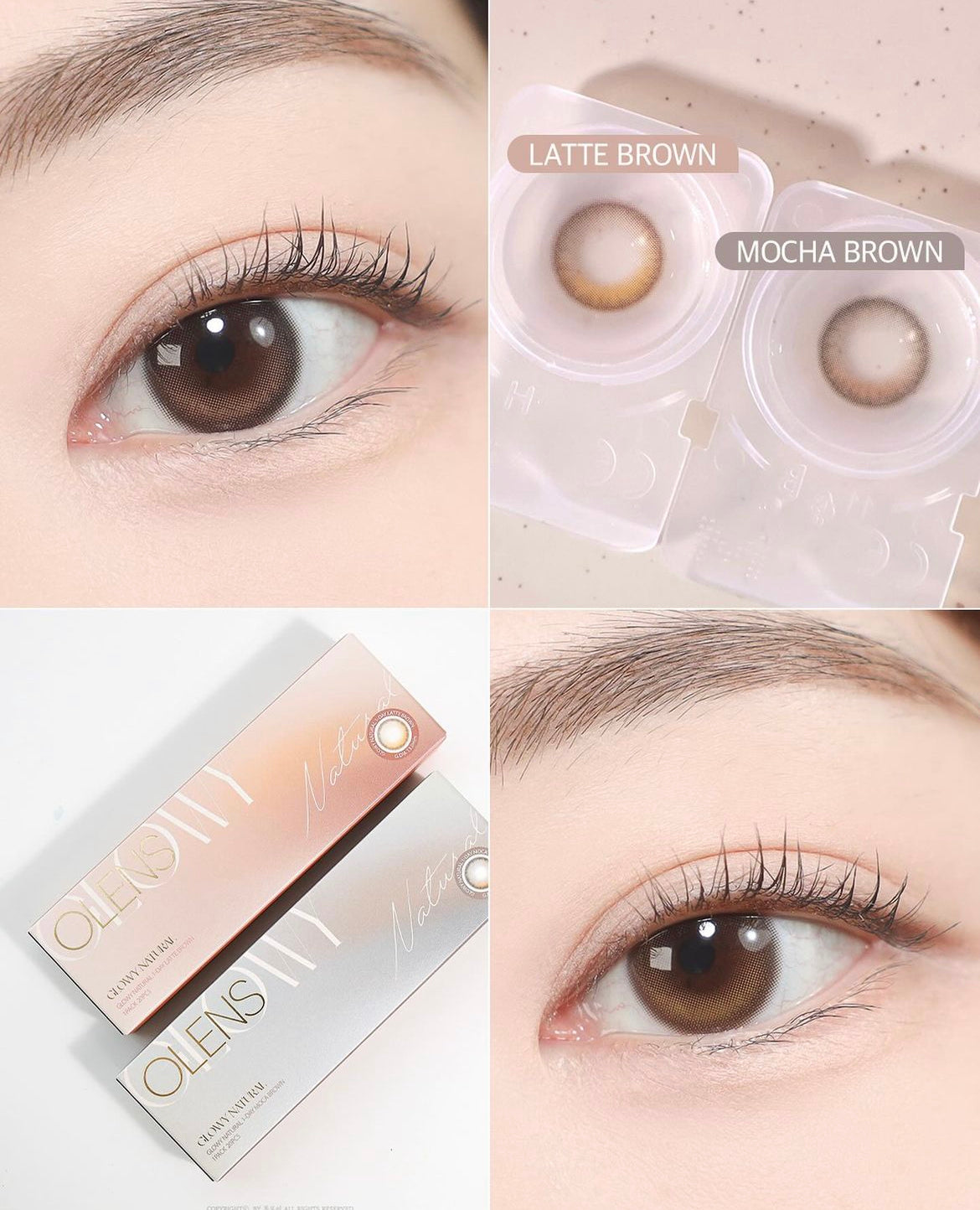 Olens Glowy Natural 1 day 日拋 20p Mocha Brown