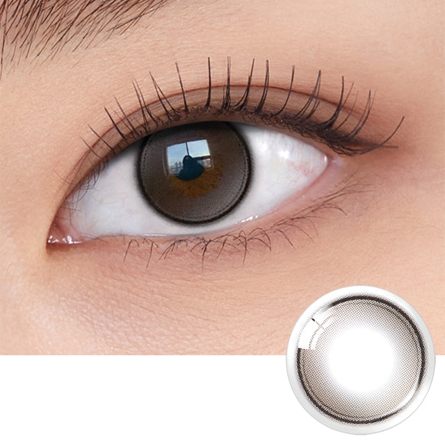 Olens month 月拋 2p Glowy Tear Mini gray