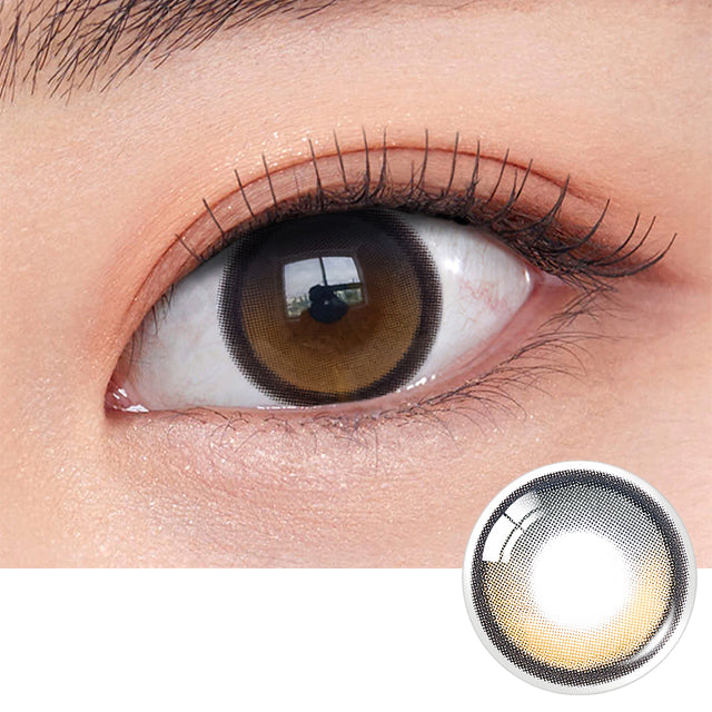 Olens month 月拋 2p Big Glowy Brown