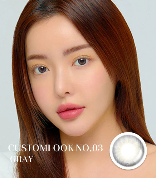 Lensme Torica 散光 1 Month 月拋 2p Customlook NO.03 Gray