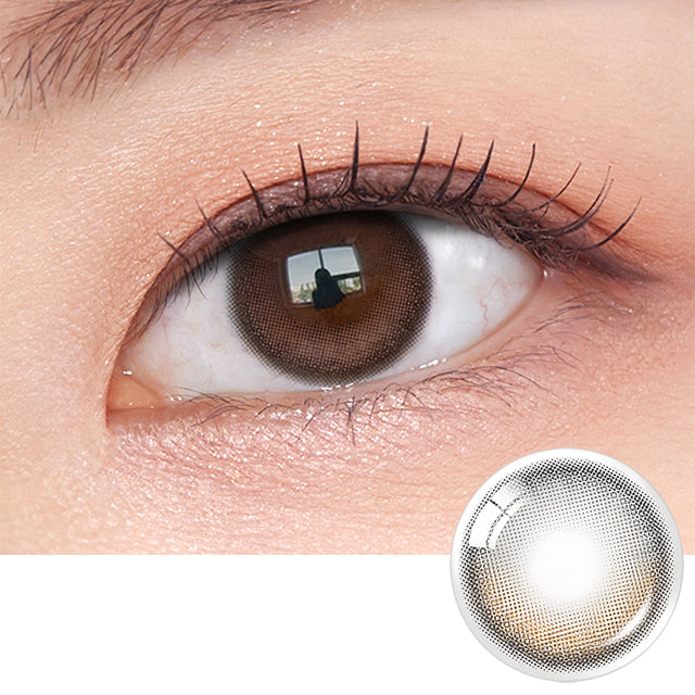 Olens month 月拋 2p Glowy Natural Mocha Brown