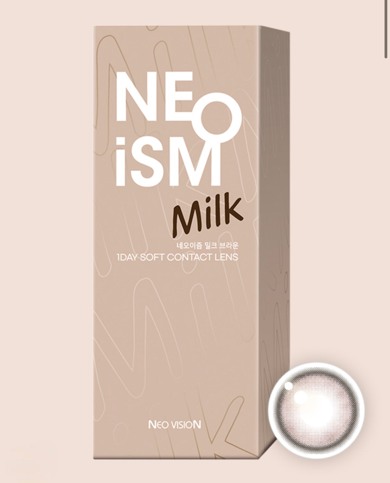 Neoism 1 day 日拋 50p milk brown