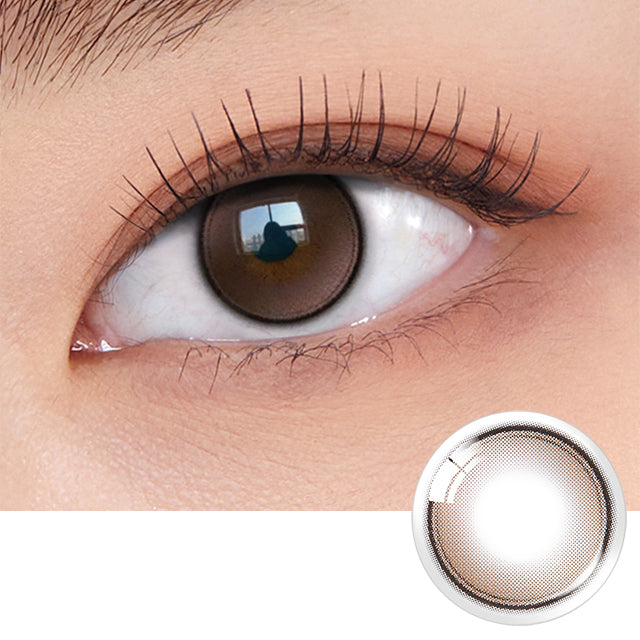 Olens month 月拋 2p Glowy Tear Mini Brown