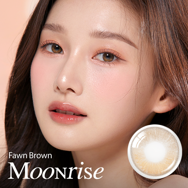 Olens month 月拋 2p Moonrise Dew Brown