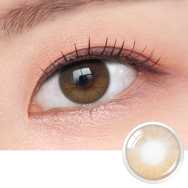 Olens month 月拋 2p Moonrise Dew Brown