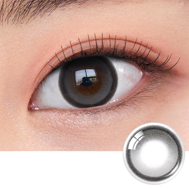 Olens month 月拋 2p Big Glowy Gray