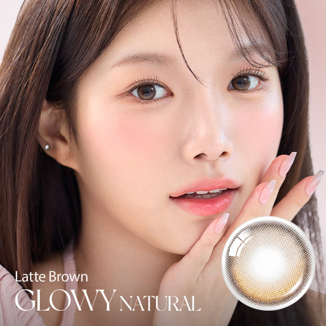 Olens month 月拋 2p Glowy Natural Latte Brown
