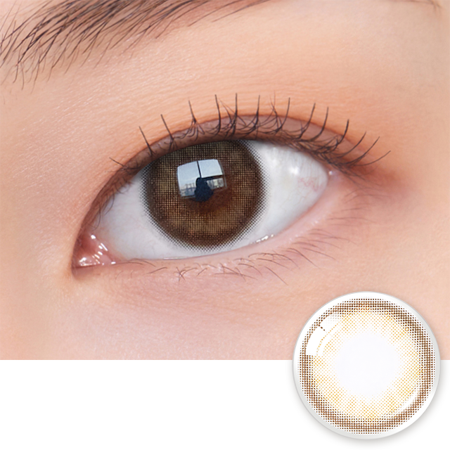Olens month 月拋 2p EyeTeen Brown