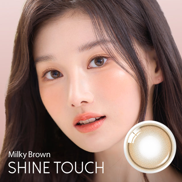 Olens month 月拋 2p Shine Touch Milky Brown