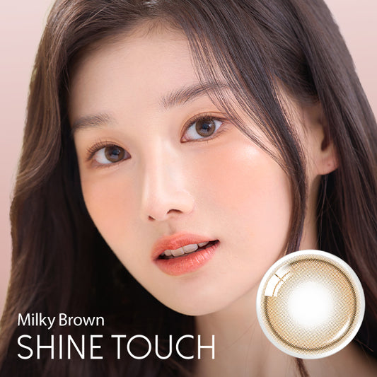 Olens month 月拋 2p Shine Touch Milky Brown