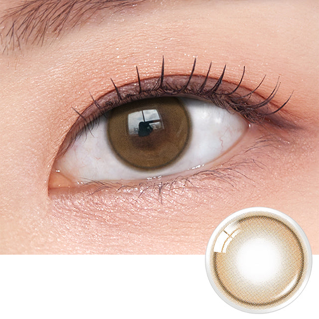 Olens month 月拋 2p Shine Touch Milky Brown