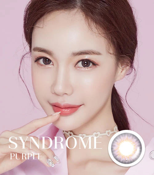 Lensme Torica 散光 1 Month 月拋 2p Syndrome Purple