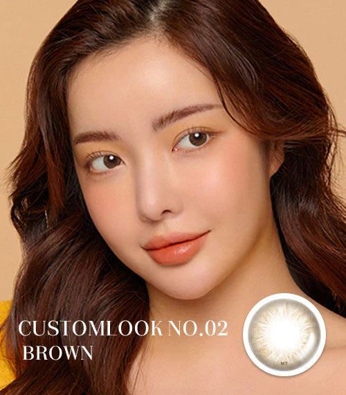 Lensme Torica 散光 1 Month 月拋 2p Customlook NO.02 Brown